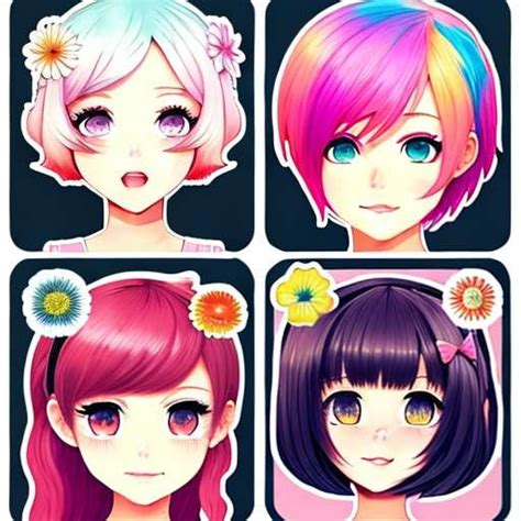 Anime Dream Girl Sexy Sticker Pack Midjourney Prompts Socialdraft