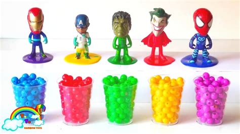 Pj Masks Wrong Heads Marvel Avenger Toys Learn Colors With Colorful