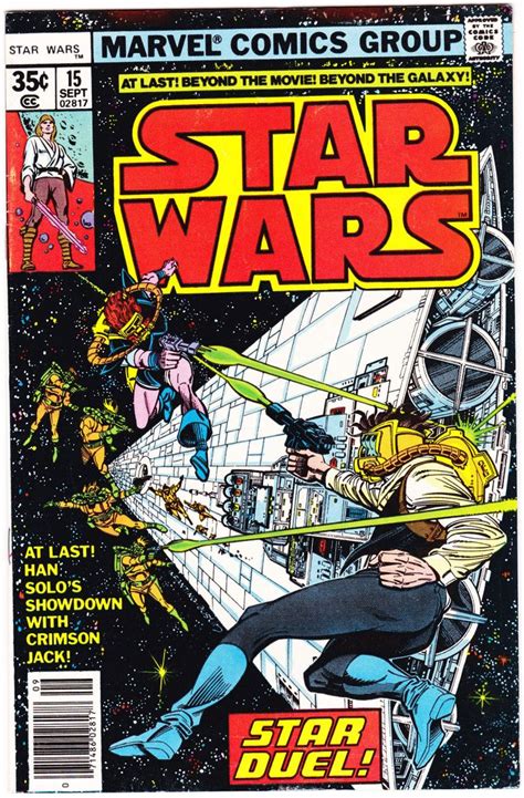The Cover To Star Wars Comic Book