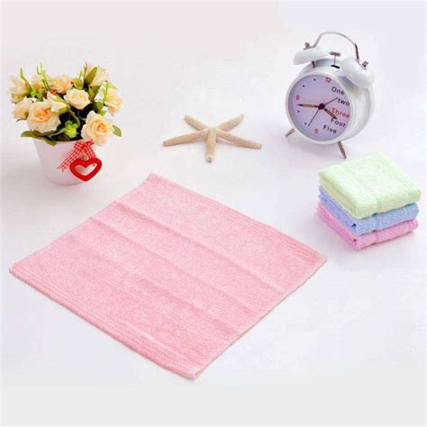 2550cm 100bamboo Fiber Towel Hand Towel Children Towel