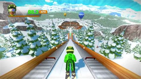 Top Jumps Skiing Minigame Kinect Sports Season Two Xbox 360 720p