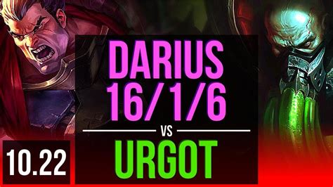 DARIUS Vs URGOT TOP Legendary M Mastery NA Diamond V YouTube
