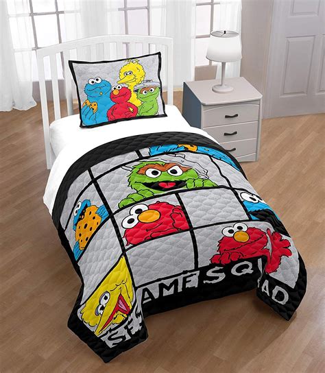 Take a stroll down sesame street and transform any child's bedroom with a bold and colorful sesame street hip elmo reversible twin comforter. Elmo Bedroom Set | Home Inspiration