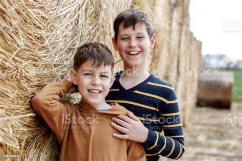 Portrait Two Boys Stock Photo Download Image Now Boys Child