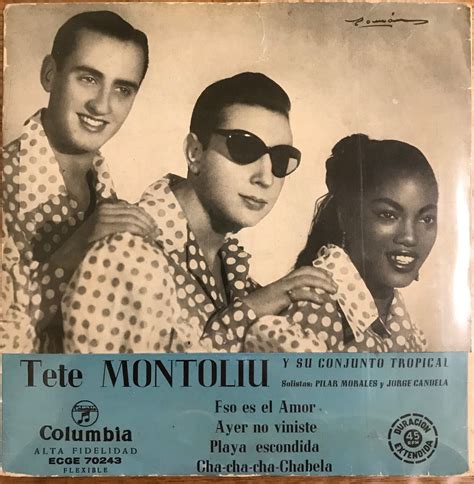 Teté Montoliu E Su Conjunto Tropical Cd Cover Art Album Cover Design Vinyl Cover Disco Vinyl