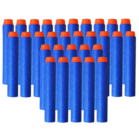 Round Hard End Tip Foam Bullet Bullets For Nerf Gun N Strike Elite Toy