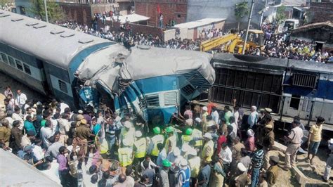 India Train Accident Kills At Least 34 In Uttar Pradesh Bbc News
