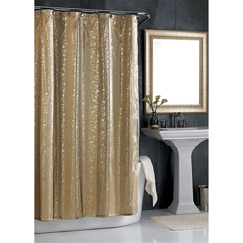 Sheer Bliss Shower Curtain In Gold Bed Bath And Beyond