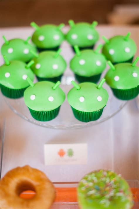 Our Candy Bar Android Cupcakes Wedding Cupcake Candybar Android