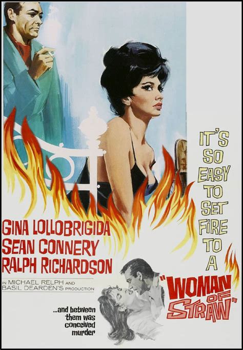 Woman Of Straw 1964 Stars Gina Lollobrigida Sean Connery Ralph Richardsonalexander Knox