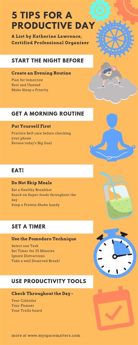 How To Have A Productive Day Productive Day Simple Health Productivity