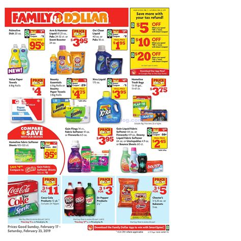 Family Dollar Weekly ad February 17 – 23, 2019. Do you know what’s in