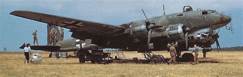 Photo Allied Crews Inspect A Captured Focke Wulf 200 Condor Shortly