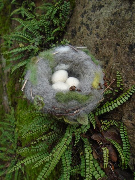 Instructions For Needle Felting A Nest And Eggs By Ewetreecraft On Etsy