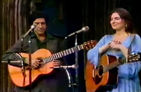 Leonard Cohen And Judy Collins Perform Suzanne 1976