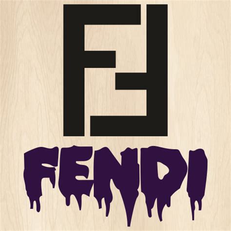 Fendi Drip Logo And Symbol Svg Fendi Drip Ff Logo Png