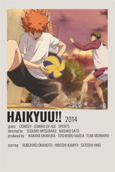 Haikyuu Poster By Cindy Film Posters Minimalist Movie Posters