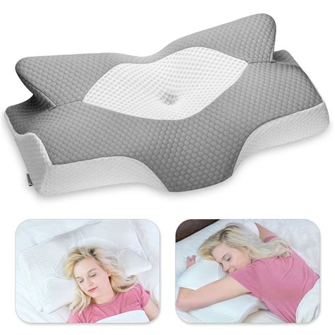 Buy Elviros Cervical Memory Foam Pillow Contour Pillows For Neck And