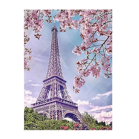 Eiffel Tower 5d Diy Paint By Diamond Kit Painting Diy Painting