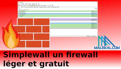 Simplewall un firewall léger et gratuit pour protéger son PC des malwares sur Windows