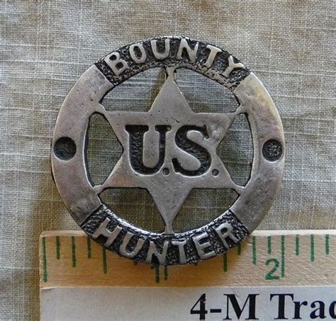 Bounty Hunter United States Badge 2 Badges Old West