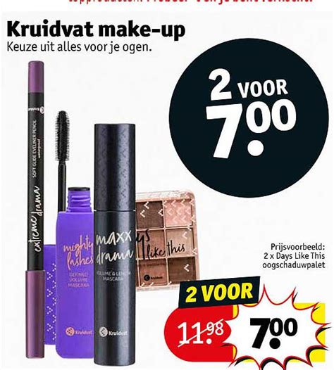 Kruidvat Make Up Aanbieding Bij Kruidvat