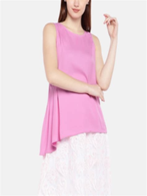 Buy Vero Moda Women Pink Solid Top Tops For Women 2374634 Myntra