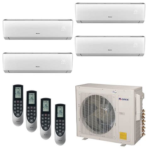 Ductless air conditions are a popular alternative to window ac units and bulky hvac systems. GREE Multi-21 Zone 29000 BTU Ductless Mini Split Air ...