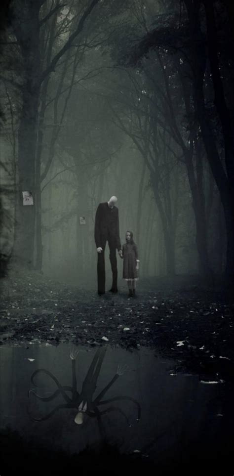 Scary Slender Man Wallpaper