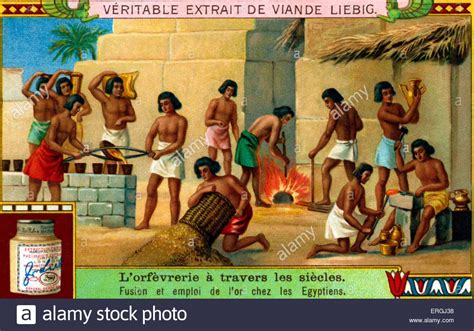 History of Goldsmithery: Melting and use of gold in Ancient Egypt