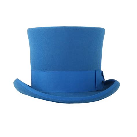 Royal Blue Top Hat Mad Hatter Hat Steampunk Hat Ferrecci Usa Fhyinc