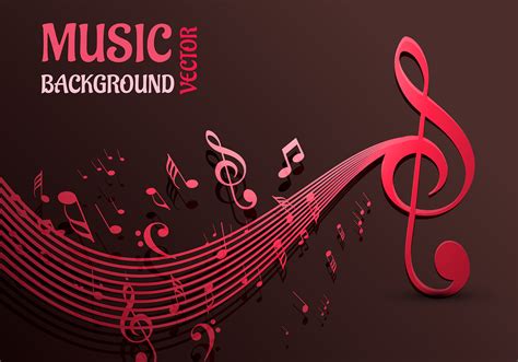 Beautiful Music Notes Vector Background 94492 Vector Art At Vecteezy