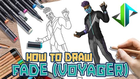 Drawpedia How To Draw New Fade Voyager Skin From Fortnite Step