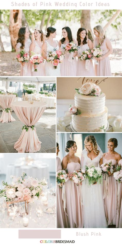 9 Prettiest Shades Of Pink Wedding Color Ideas Colorsbridesmaid