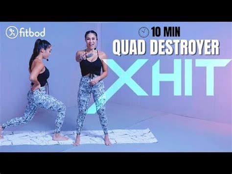 XHIT Daily YouTube Daily Workout Exercise Quad