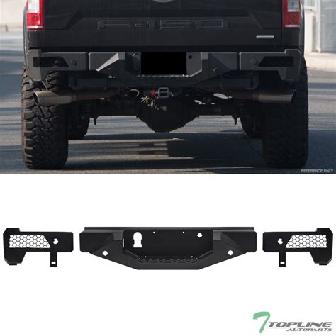 In case you needed proof, ford tested its grit at extreme temperatures, on steep inclines and in unbearably rugged conditions. Topline For 2015-2018 Ford F150 RT Style Modular Full Width Rear Bumper - Black | eBay