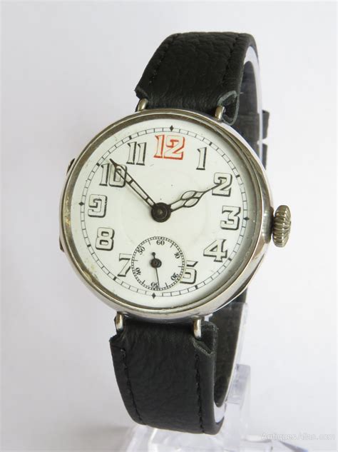 Antiques Atlas Gents Ww1 Silver Trench Watch 1915