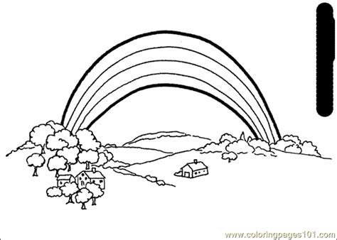 I see a rainbow coloring page. Rainbow1(1) Coloring Page - Free Rainbows Coloring Pages ...