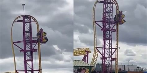 Video Guests Stuck Dangling Upside Down For Nearly An Hour On Roller Coaster Inside The Magic