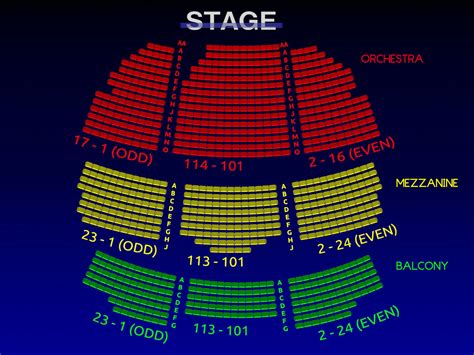 Lyceum Theatre D Broadway Seating Chart Theatre History Broadway Scene