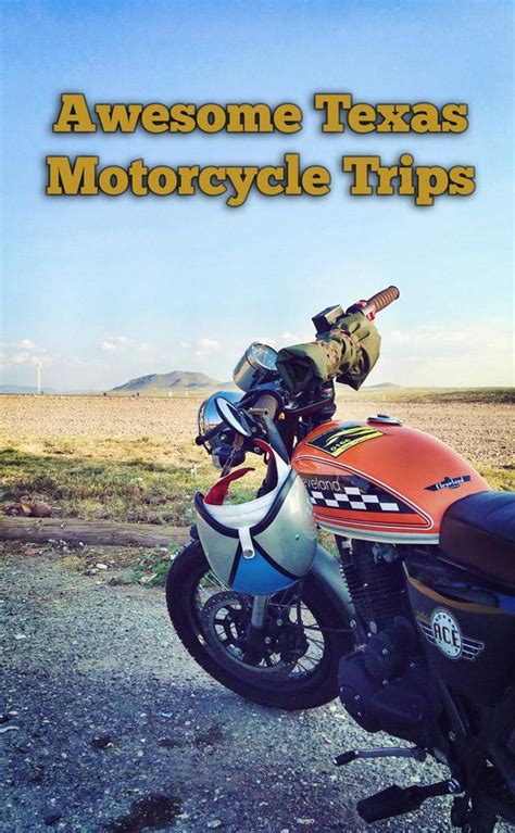 Good news is, texas has a few great places that are highly recommended for motorcycle road trips. Awesome Motorcycle Trips In Texas