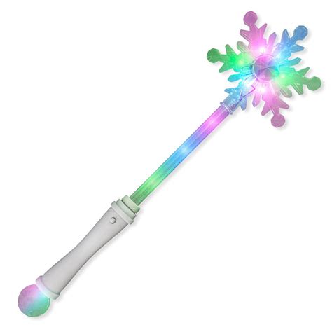Light Up Snowflake Wand Multicolor • Magic Matts Brilliant Blinkys