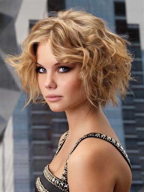 Sexy Short Bob Hairstyle With Curls Bob Hairstyles For