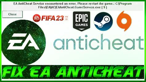 HOW TO FIX EA ANTICHEAT ON FIFA WORKS FOR THE ORIGIN EA APP STEAM AND EPIC GAMES NEW