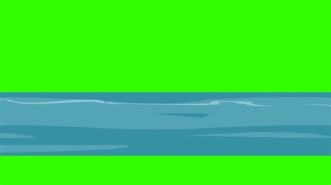 2d Water Sea River Lake Animation Green Screen Effect Video Youtube