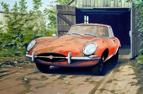 The Art Of The Speed Meeting One Of Britains Best Car Artists Autocar