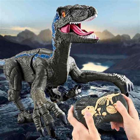 Remote Control Dinosaur Toyswalking Robot Dinosaurs Toy With Led Light