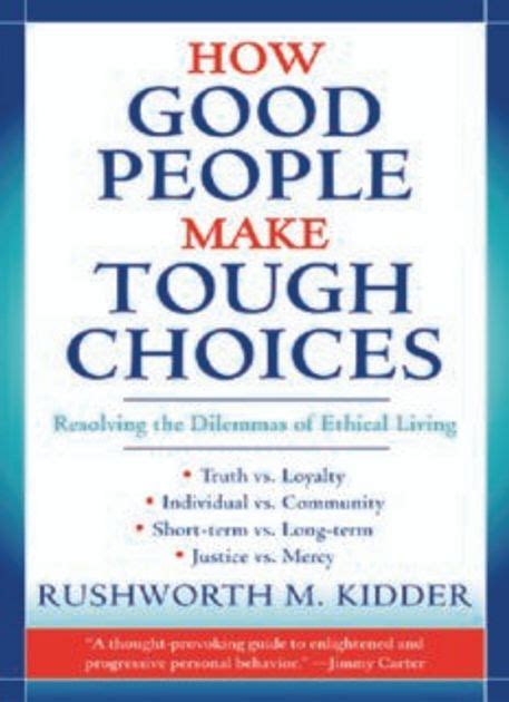 How Good People Make Tough Choices Resolving The Pdf