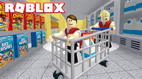 Escaping The Supermarket In Roblox Youtube