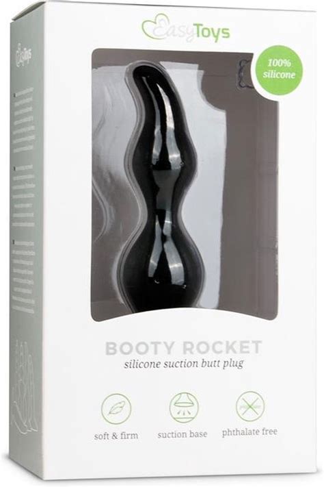 Easytoys Booty Rocket Buttplug Met Zuignap Buigzaam Materiaal
